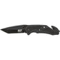Battenfeld Knives Knives &amp; Edged Tools|Knives Battenfeld Knives Smith & Wesson M&P SWMP11B Tanto Folder Rescue Lock 3 7/8" Blade Black