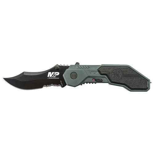 Battenfeld Knives Knives &amp; Edged Tools|Knives|Knives &amp; Edged Tools Battenfeld Knives Smith & Wesson M&P M.A.G.I.C. Assisted Opening Clip Point Folding Knife 2 9/10" Blade Blue