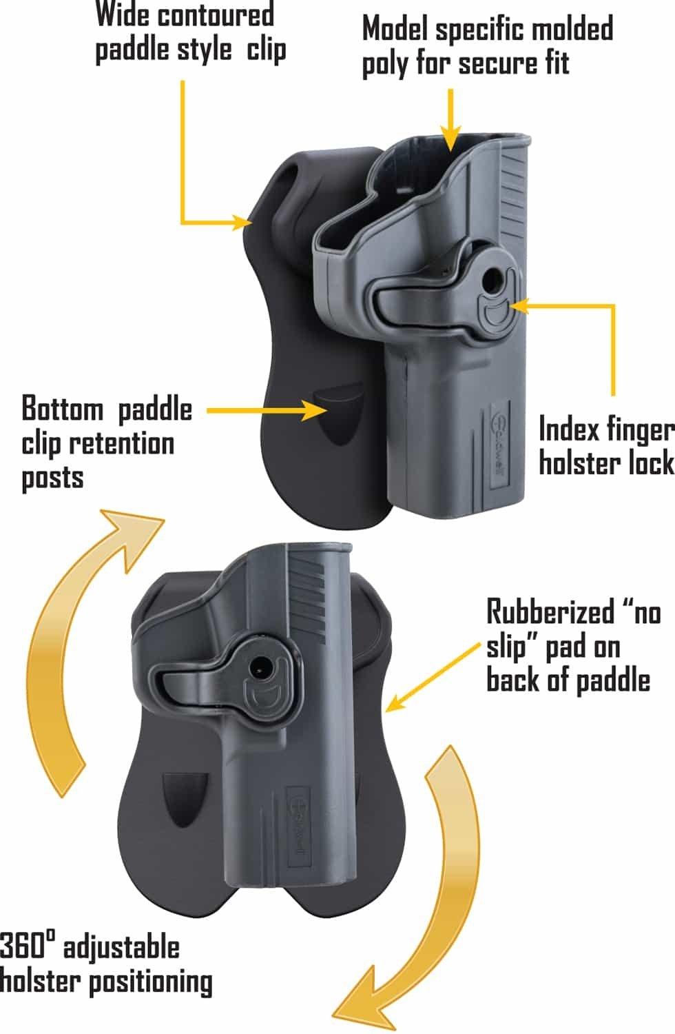 AOB Shooting|Gun Holsters AOB Caldwell Tac Ops Holster Taurus 24/7