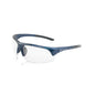AOB Hunting Eyewear|Safety Glasses|Shooting Glasses AOB Smith & Wesson Corporal Shooting Glasses Half Frame Blue with Clear Lens