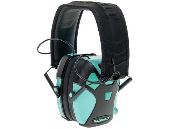 AOB Ear Muffs AOB Caldwell E-Max Pro 23db Electronic Earmuffs-Aqua