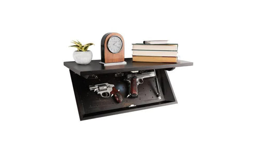 AOB Safe Accessories AOB Lockdown In PlainSight Shelf -Walnut