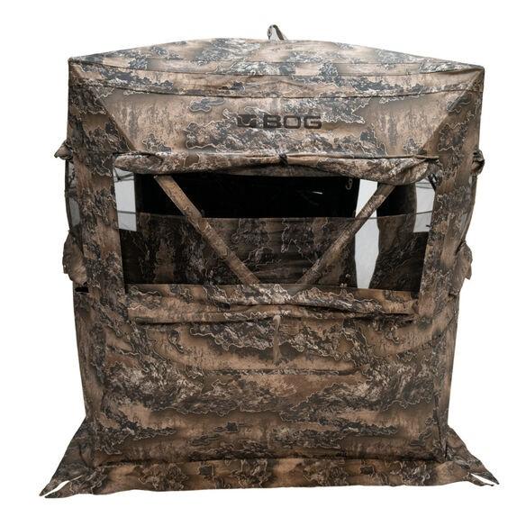 AOB Ground Blinds AOB BOG Sitting Hub Blind 600D-Realtree