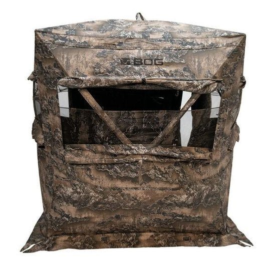 AOB Ground Blinds AOB BOG Sitting Hub Blind 600D-Realtree