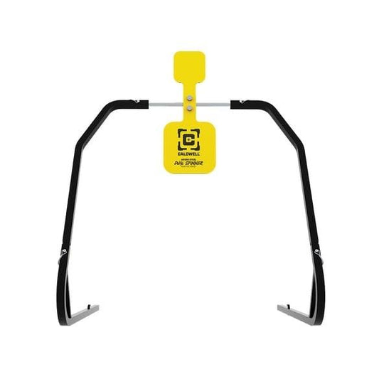 AOB Steel Targets AOB Caldwell AR500 Dual Spinner Target Yellow