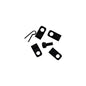 AOB Press Parts &amp; Accessories AOB Frankford Arsenal X-10 Replacement P-Clips and Screws Black