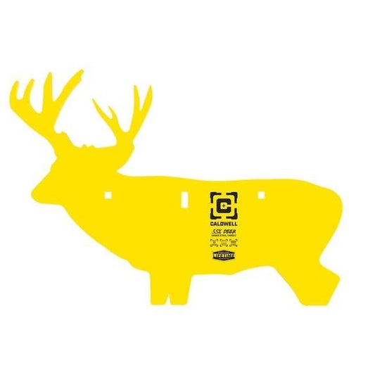 AOB Steel Targets AOB CaldwellAR500 33% Steel Deer Hanging Target Yellow