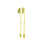 AOB Steel Targets AOB Caldwell AR500 Target Post Yellow
