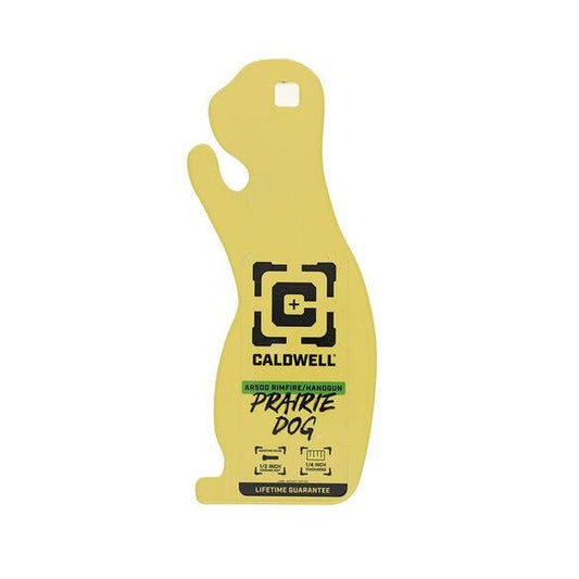AOB Steel Targets AOB Caldwell AR500 1/4'' Rimfire/Handgun Prairie Dog Target Yellow