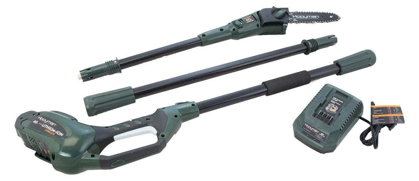 AOB Axes Hatchets &amp; Machetes AOB Hooyman Cordless 40 Volt Lithium Pole Saw