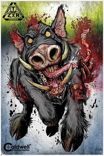 AOB Reactive Targets AOB Caldwell Zombie Tactical Response Flake-Off Targets 12"x18"