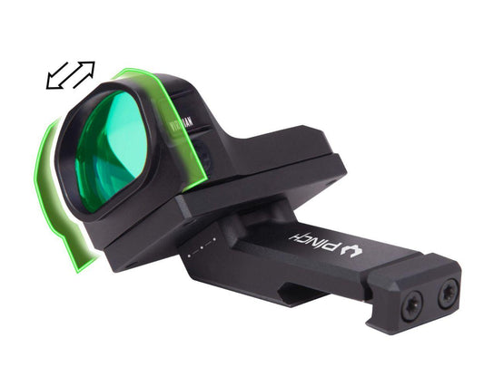 Viridian Green Laser Red Dot Sight Mounts &amp; Adapters Viridian Green Laser Viridian PINCH Adjustable 35 Degree Offset Mount Shield RMSc Adapter