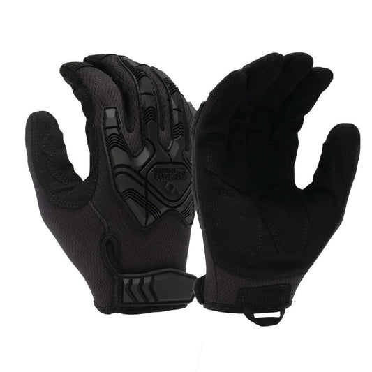 Pyramex Safety Gloves|Gloves|Gloves Pyramex Safety Pyramex Venture Gear Heavy-Duty Impact Operator Gloves Black M
