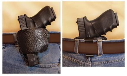 Personal Security Products Gun Holsters Personal Security Products PeaceKeeper Belt Slide Holster Medium/Large Black