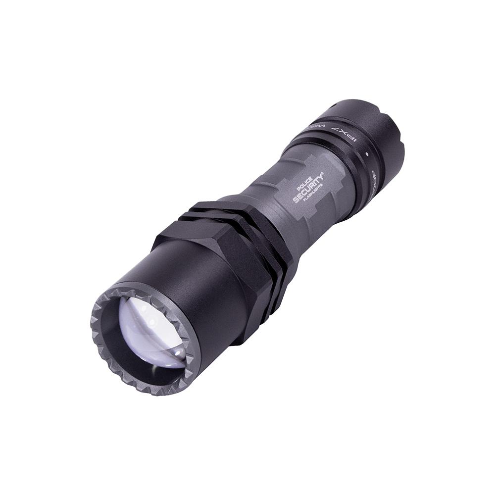 Police Security Flashlights Flashlights|Flashlights &amp; Accessories LB Marketing Inc DBA Police Security Flashlights Police Security Flashlights Long Throw 400 Lumens Black