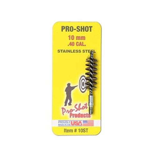 Pro-Shot Products Cleaning Brushes Mops and Swabs Pro-Shot Products Pro-Shot Stainless Steel Pistol Bore Brush (8/32 Thread) 40/10mm