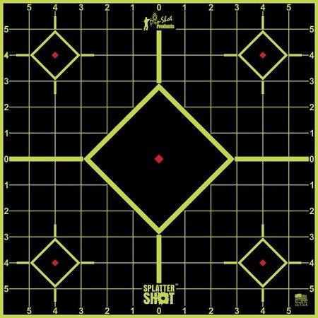 Pro-Shot Products Paper Targets Pro-Shot Products Pro-Shot Splatter Shot 12" Green Sight In Target - Peel-and-Stick 5/ct