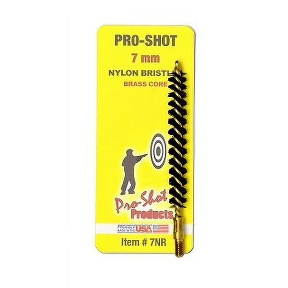 Pro-Shot Products Cleaning Brushes Mops and Swabs Pro-Shot Products Pro-Shot Nylon Rifle Bore Brush with Brass Core 7mm