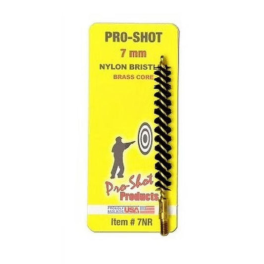 Pro-Shot Products Cleaning Brushes Mops and Swabs Pro-Shot Products Pro-Shot Nylon Rifle Bore Brush with Brass Core 7mm