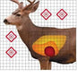Pro-Shot Products Paper Targets Pro-Shot Products Pro-Shot Mule Deer Sight In Target 25" x 25" 5/ct