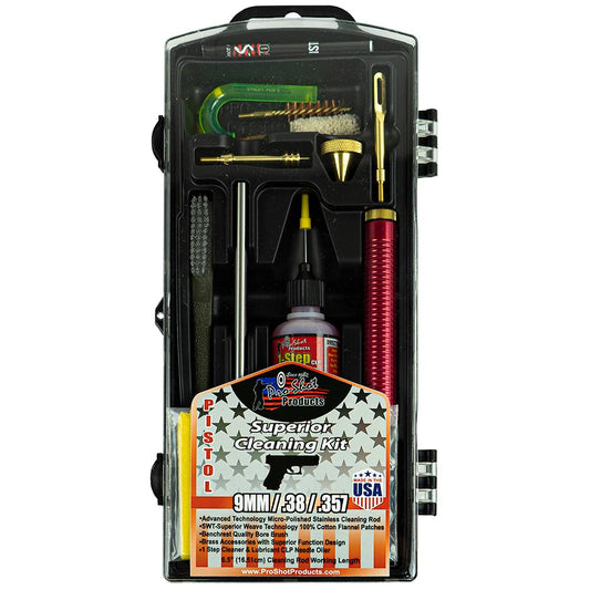 Pro-Shot Products Gun Cleaning Kits Pro-Shot Products Pro-Shot Classic Box Kit Cleaning Kit Handgun .38 Cal/.357 Cal/9mm Luger