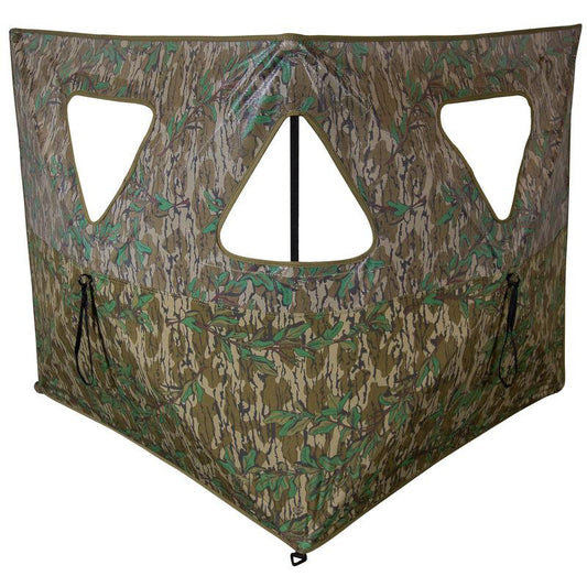 Primos Ground Blinds|Hunting Primos Primos Double Bull Stakeout Blind - Mossy Oak Greenleaf
