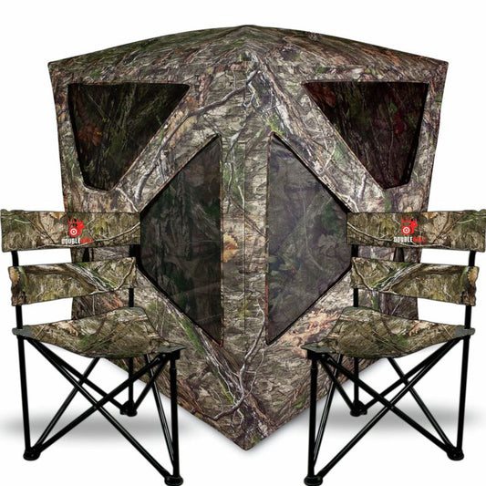 Primos Ground Blinds Primos Primos Double Bull Roughneck Series Ground Blind w 2 Tri Stools SB
