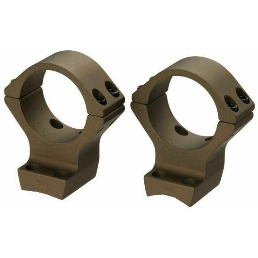 Browning Scope Rings Browning X-Bolt Integrated Scope Mount System Mount 30mm Low Smoke Bronze Cerakote