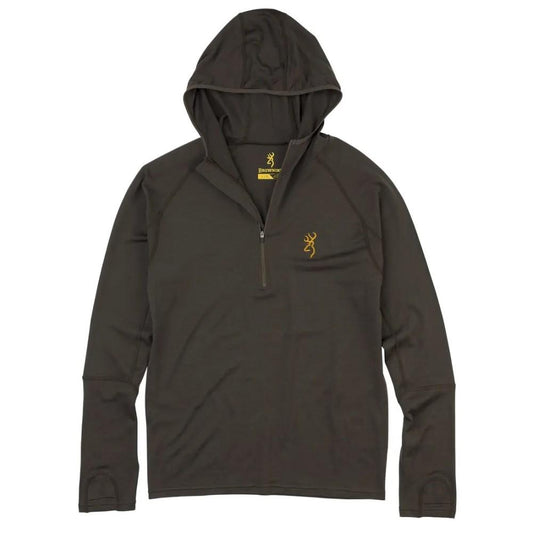 Browning Hoodies &amp; Sweatshirts|Long Sleeve Shirts Browning Merino Hooded Shirt Major Brown S