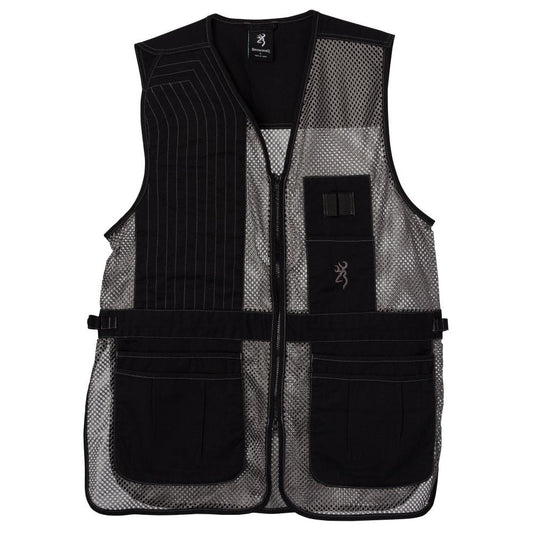 Browning Shooting Vests Browning Trapper Creek Mesh Shooting Vest Grey M