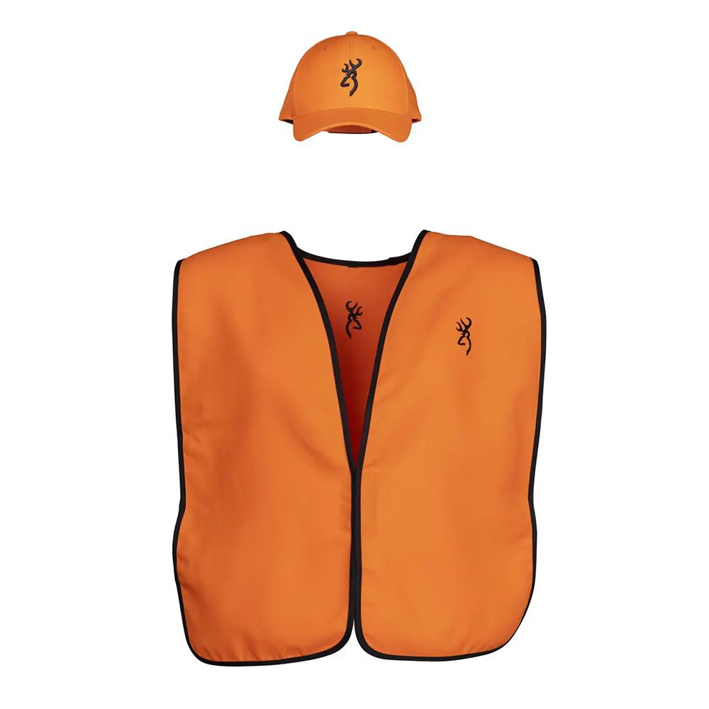 Browning Hunting Safety Browning Vest Cap Combo Blaze Orange