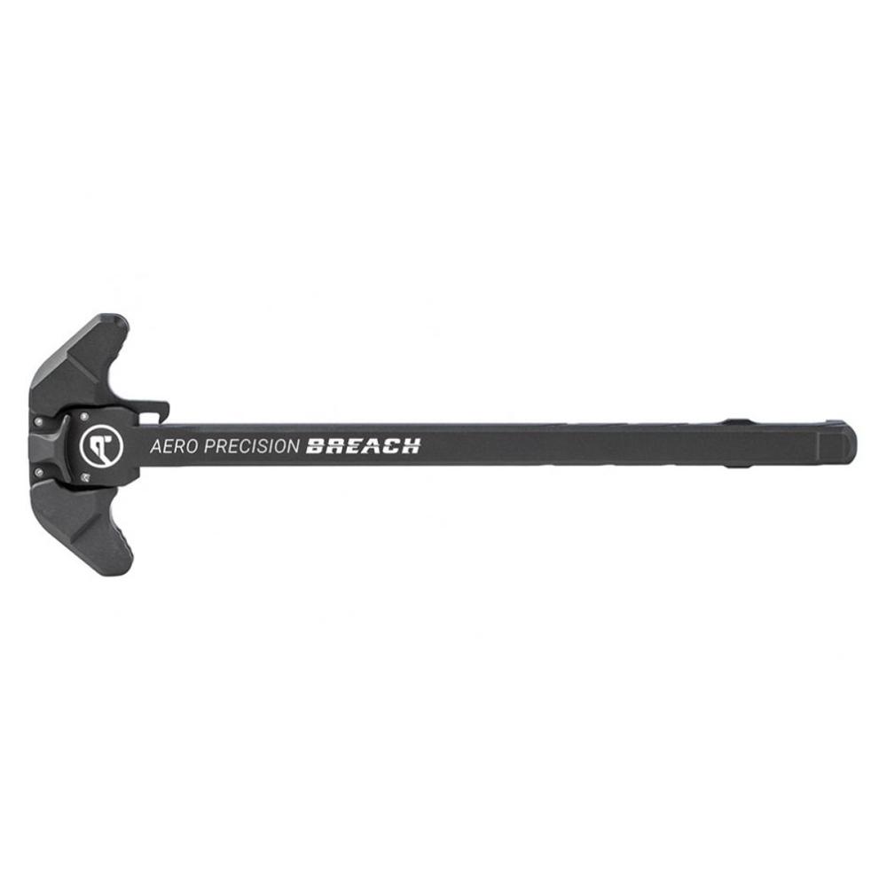 Aero Precision Charging Handles/Bolt Knobs Aero Precision AR10 BREACH Ambi CH With Small Lever - Blk/Blk Anodized (C)
