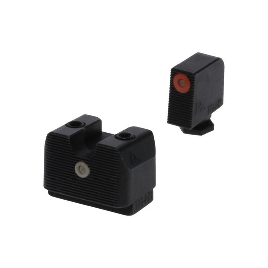 Rival Arms Optics|Night Sights Rival Arms Rival Arms Inline Tritium Night Sights Orange for Glock MOS Double Stack Models
