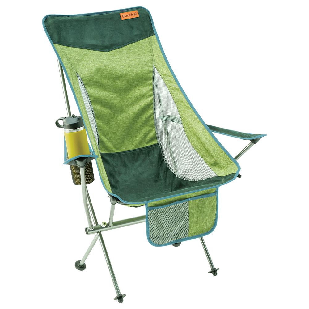 Eureka Chairs Eureka Eureka! Tagalong Highback Camp Chair Green