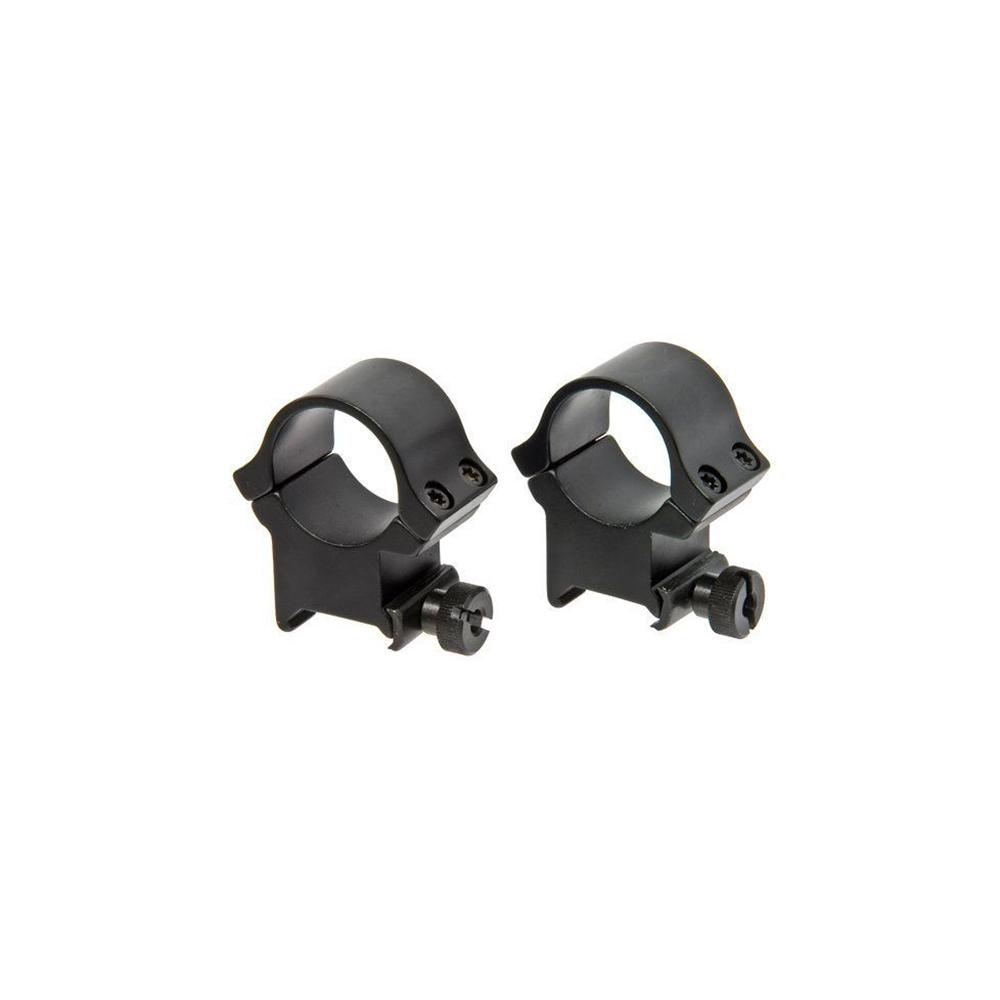 Redfield Scope Rings Redfield Redfield 4-Hole Aluminum Scope Rings 1" High Matte