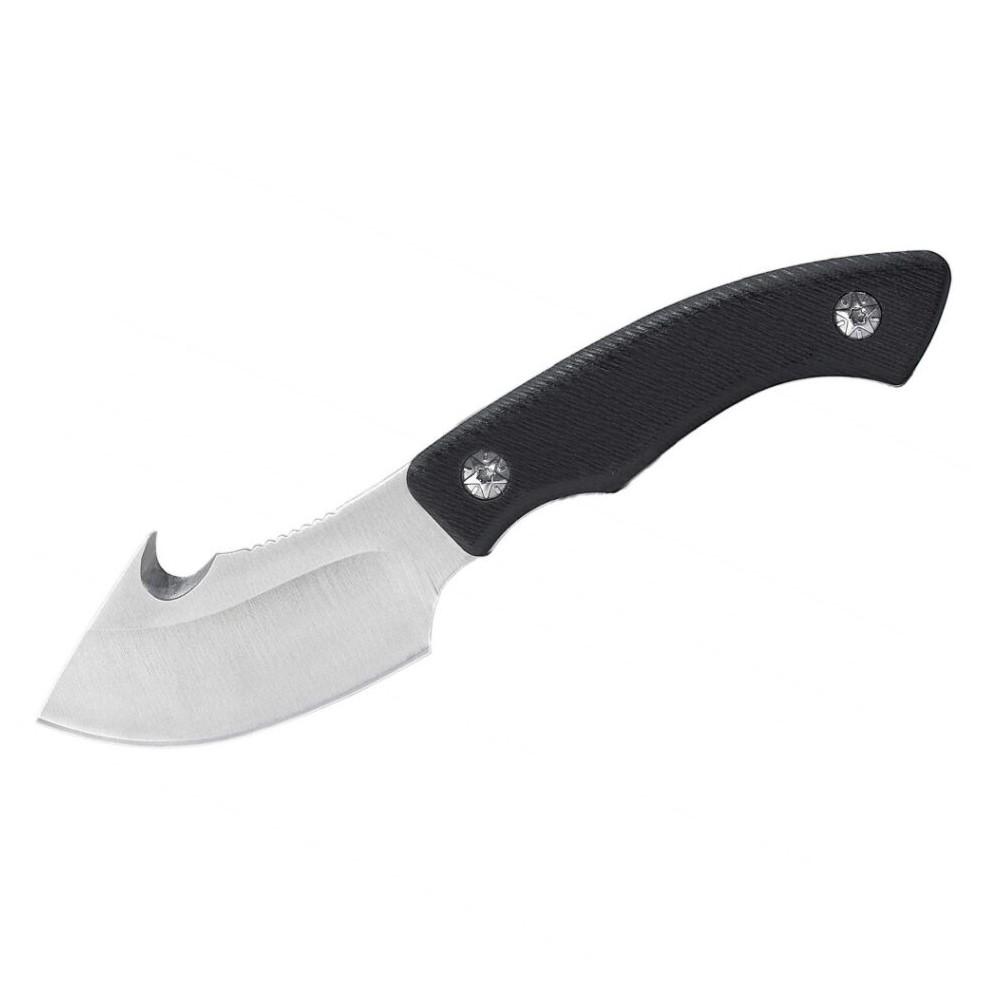 Rock Ridge Outdoors Knives Rock Ridge Outdoors ABKT Elite Grunt Fixed Knife 3" Guthook Blade Black