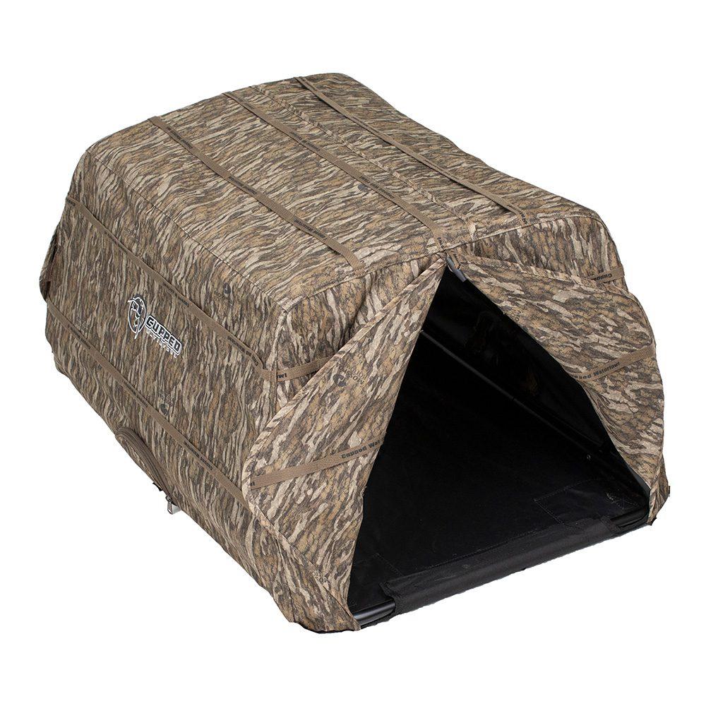 Rock Ridge Outdoors Dog Blinds|Hunting Rock Ridge Outdoors Cupped Hunting Dog Blind Mossy Oak Bottomland