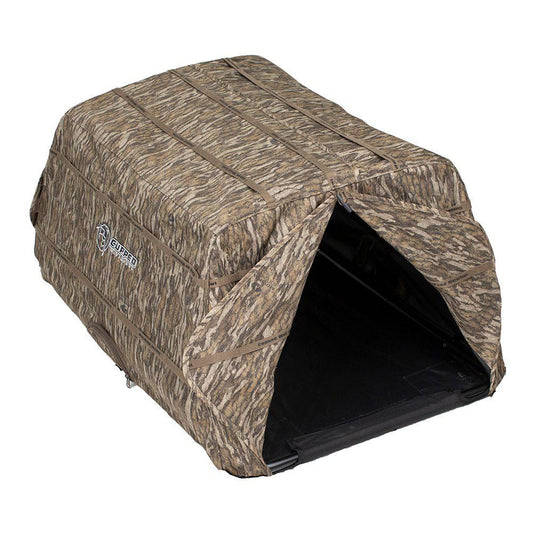 Rock Ridge Outdoors Dog Blinds|Hunting Rock Ridge Outdoors Cupped Hunting Dog Blind Mossy Oak Bottomland