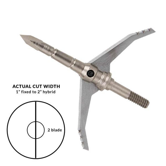Rock Ridge Outdoors Broadheads Field &amp; Specialty Points|Hunting Rock Ridge Outdoors Dead Ringer Just Nasty 2.0 Broadhead Carbon Steel 100/125 Grain 2.0 Cut