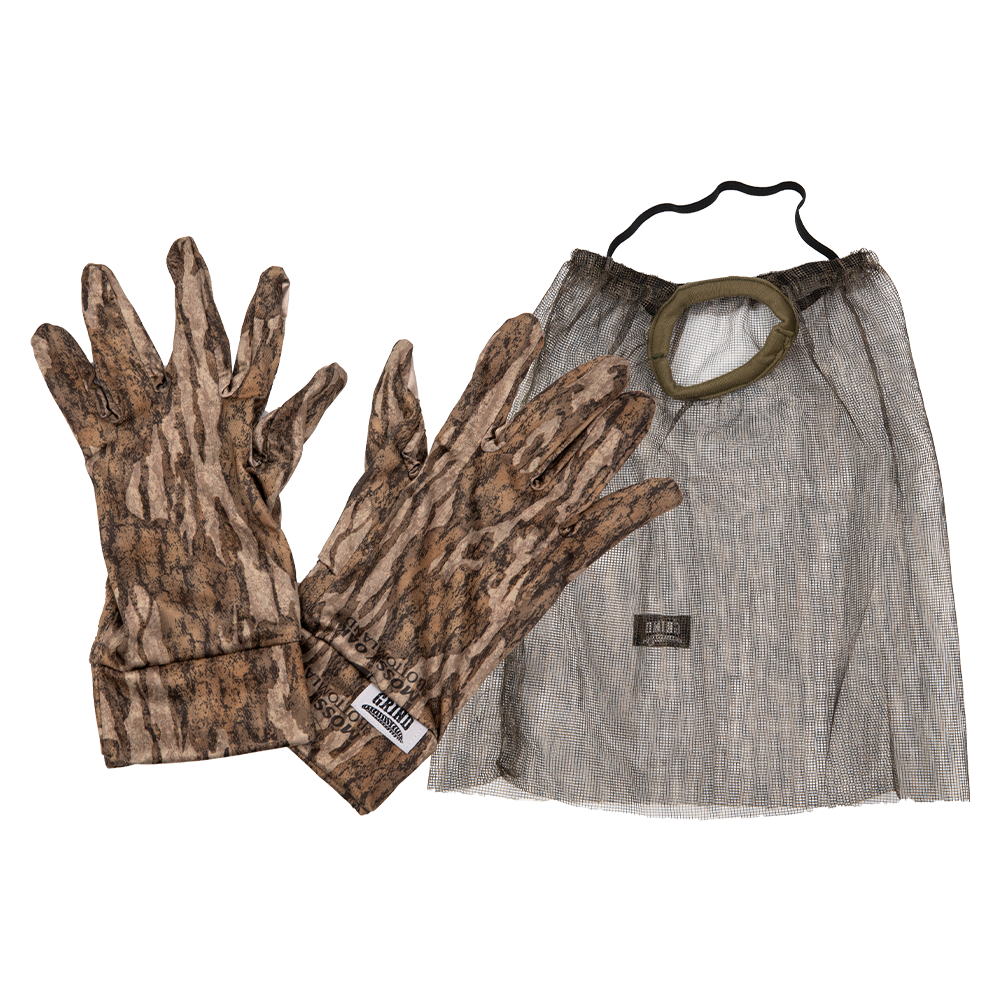 Rock Ridge Outdoors Gloves|Balaclavas &amp; Neck Gaiters Rock Ridge Outdoors The Grind Face Mask and Glove Combo Mossy Oak Bottomland