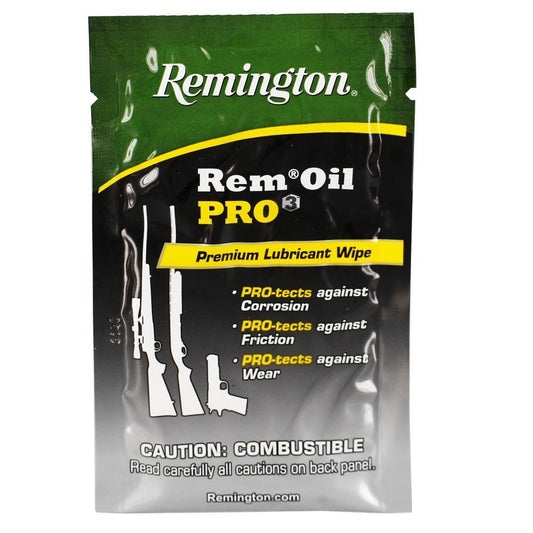 Remington Cloths &amp; Wipes Remington  Remington Pro3 Premium Lubricant & Protectant-Individual Wipes 1/ct