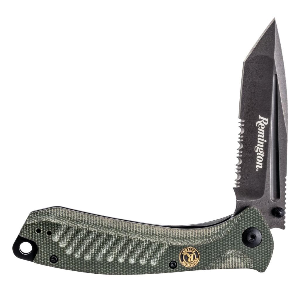 Remington Knives &amp; Edged Tools|Knives &amp; Edged Tools Remington  Remington EDC Liner Lock Folding Knife 5" Tanto Blade Green