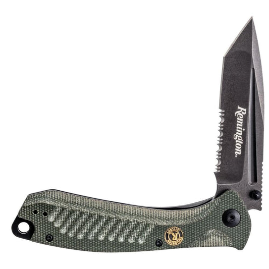 Remington Knives &amp; Edged Tools|Knives &amp; Edged Tools Remington  Remington EDC Liner Lock Folding Knife 5" Tanto Blade Green