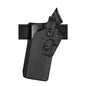 Safariland Gun Holsters Safariland Safariland 7360RDS-7TS ALS/SLS Mid-Ride Duty Holster for Glock 17 Gen 5 with Surefire X300U Black Basketweave Right Hand