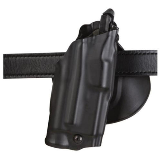 Safariland Gun Holsters Safariland Safariland 6378 ALS PADDLE & BELT SLIDE HOLSTER FOR GLOCK 17 22 With IT M3 LIGHT PLN BLK Right Hand