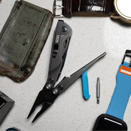 Sog Specialty Knives Multi-Tools|Knives &amp; Edged Tools Sog Specialty Knives  SOG Flash MT Multi-Tool Urban Grey & Cyan