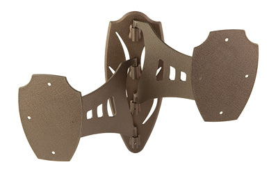 SKULL HOOKER DUAL SHOULDER MOUNT BRN
