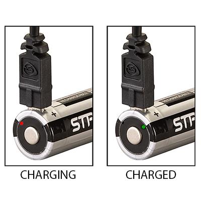 Streamlight Batteries|Flashlights &amp; Accessories Streamlight Streamlight 18650 USB Rechargeable Lithium Ion Battery with Integrated Micro-USB Charge Port - 2/pk
