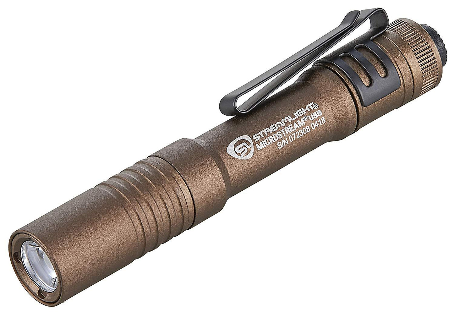 Streamlight Flashlights|Flashlights &amp; Accessories Streamlight Streamlight Microstream USB Ultra-Compact USB Rechargeable Personal Light - Coyote