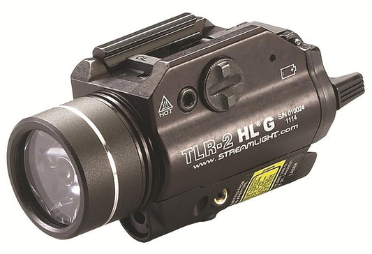Streamlight Handgun Lights Streamlight Streamlight TLR-2 HL G Rail Mounted Flashlight with Green Laser